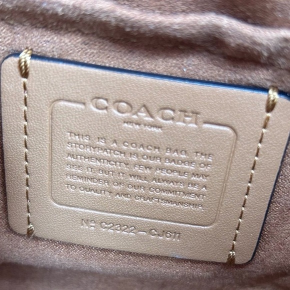 Coach Klare 25 Black Puffy Diamond Quilted Crossbody Black Quilted Crossbody Bag - Picture 7 of 11